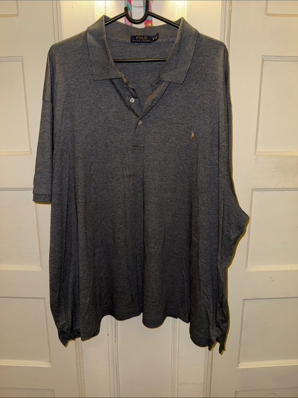 Polo by Ralph Lauren Dark Charcoal Grey Men's Polo Shirt
